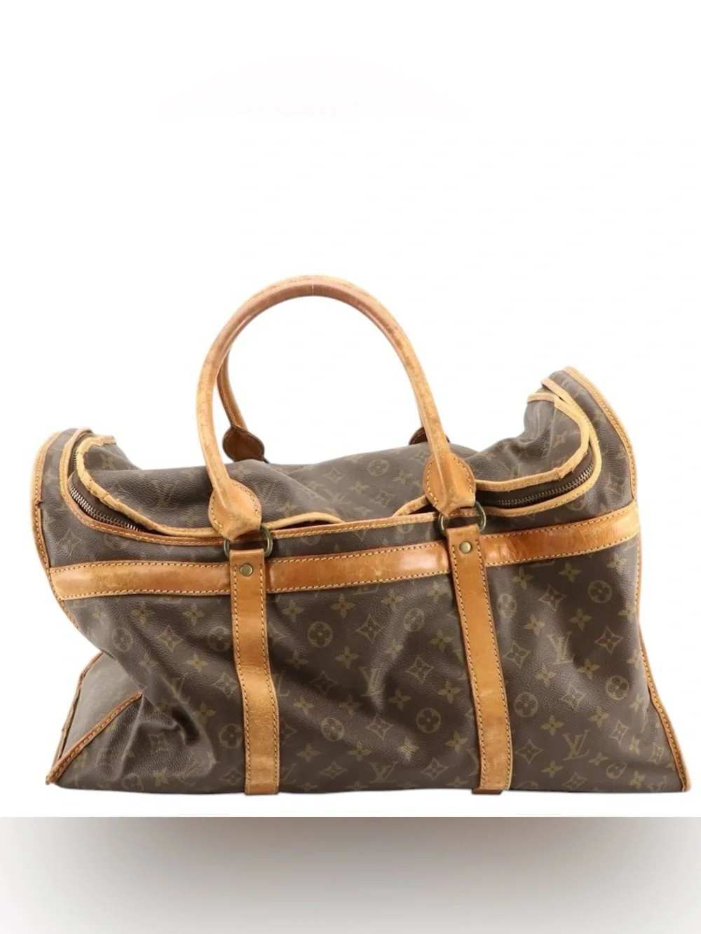 Louis Vuitton Sac Chasseur 55 LV Monogram Canvas Vintage Travel Bag Luggage Tote - Picture 7 of 13